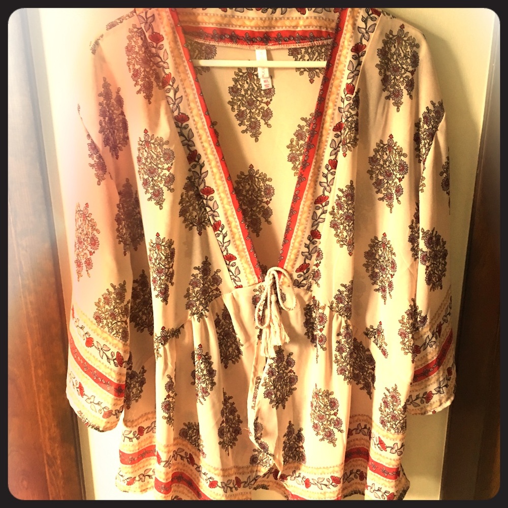 Floral kimono